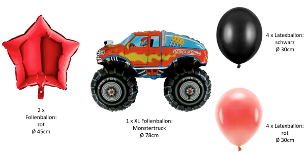 Fahrzeuge - SET: Monstertruck  - 11 Stk.